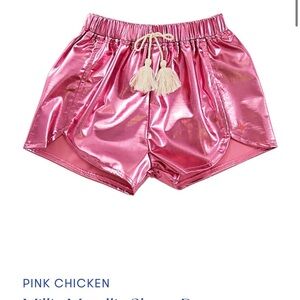 Pink Chicken Millie Metallic Pink girls Shorts